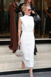 Gillian Anderson Embodies Minimalist Chic for Paris Fashion Week 2025