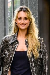 Grace Van Patten Champions the Structured Mini Dress in New York