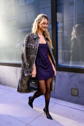 Grace Van Patten Champions the Structured Mini Dress in New York