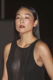 Greta Lee Champions Deconstructed Utility at Tron Ares Berlin Premiere