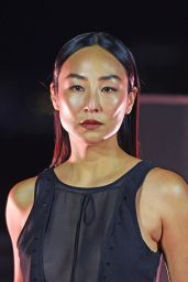 Greta Lee Champions Deconstructed Utility at Tron Ares Berlin Premiere