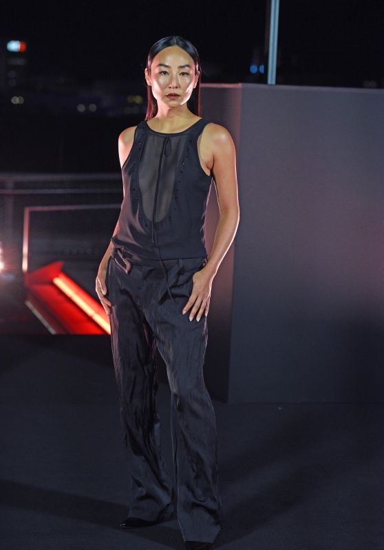 Greta Lee Champions Deconstructed Utility at Tron Ares Berlin Premiere