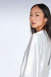 Greta Lee Editorial Highlights Maximalist and Minimalist Styles