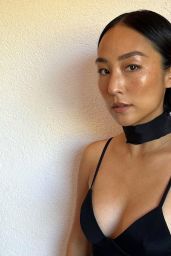 Greta Lee Editorial Highlights Maximalist and Minimalist Styles