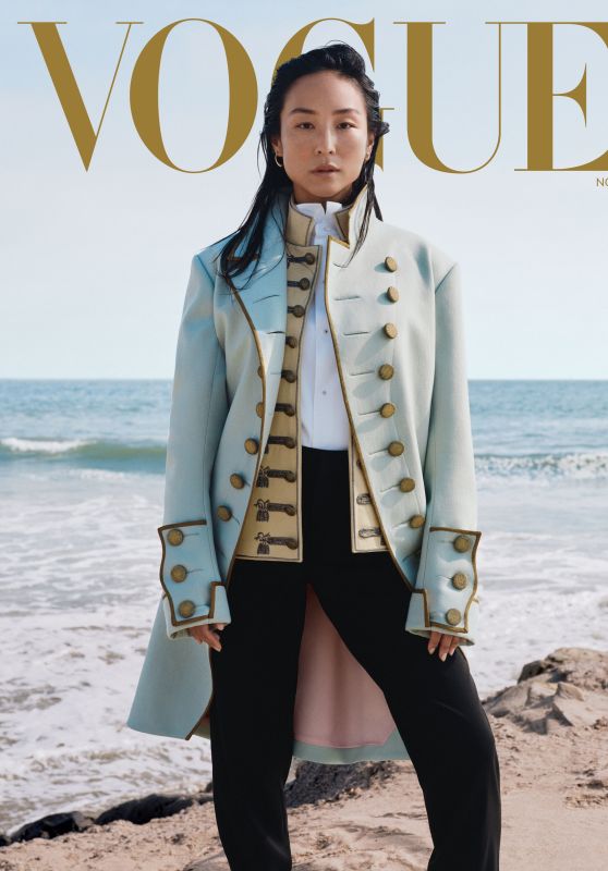 Greta Lee Style Evolution In Vogue Magazine November 2025