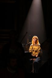 Hayley Williams Selects Striped Sweater for The Tonight Show