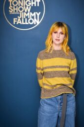Hayley Williams Selects Striped Sweater for The Tonight Show