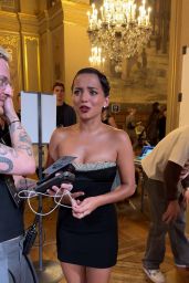 Isabela Merced Elevates the Mini Dress on the Paris Runway 2025