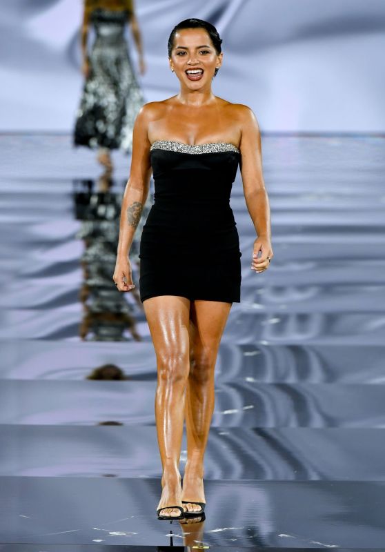 Isabela Merced Elevates the Mini Dress on the Paris Runway 2025
