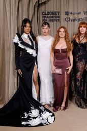 Isla Fisher Corseted Column Gown at The Albies 2025