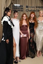 Isla Fisher Corseted Column Gown at The Albies 2025