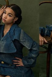 Janice LeAnn Brown With Denim and Plaid Looks for Photobook Magazine