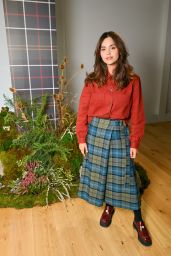Jenna Coleman Embraces Heritage Plaid at Barbour’s ‘Tartan’ Exhibition in London