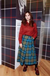Jenna Coleman Embraces Heritage Plaid at Barbour’s ‘Tartan’ Exhibition in London