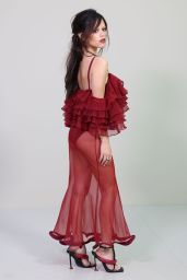 Jenna Ortega in Givenchy Spring 2026: Ruffles and Sheer Drama