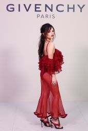Jenna Ortega in Givenchy Spring 2026: Ruffles and Sheer Drama