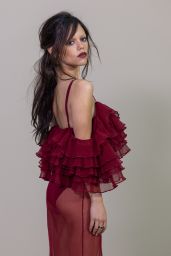 Jenna Ortega in Givenchy Spring 2026: Ruffles and Sheer Drama