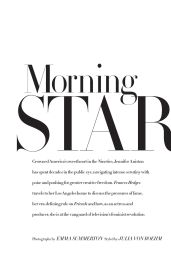 Jennifer Aniston Editorial Defines Chic for November 2025