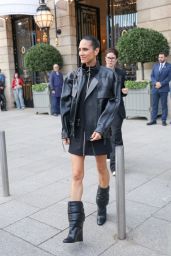 Jennifer Connelly embraces sleek leather Louis Vuitton look at Vogue Paris Fashion Week dinner 2025