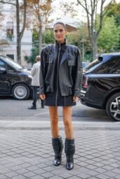 Jennifer Connelly embraces sleek leather Louis Vuitton look at Vogue Paris Fashion Week dinner 2025
