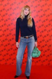 Jennifer Lawrence Elevates Bell-Bottom Denim at Dior Party