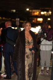 Jennifer Lopez in Harris Reed Arrives at Crain Club NY