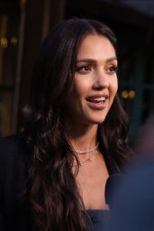 Jessica Alba Opts For Relaxed Tailoring at Mill Valley Film Festival