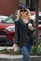 Kathryn Newton Channels Grunge Glamour in New York Street Style