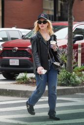 Kathryn Newton Channels Grunge Glamour in New York Street Style
