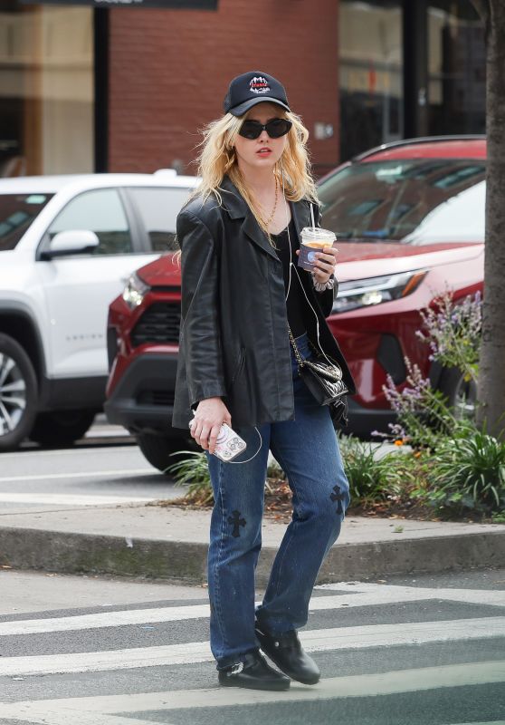 Kathryn Newton Channels Grunge Glamour in New York Street Style