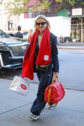 Kathryn Newton Selects Sporty Blazer Look with Louis Vuitton Bag