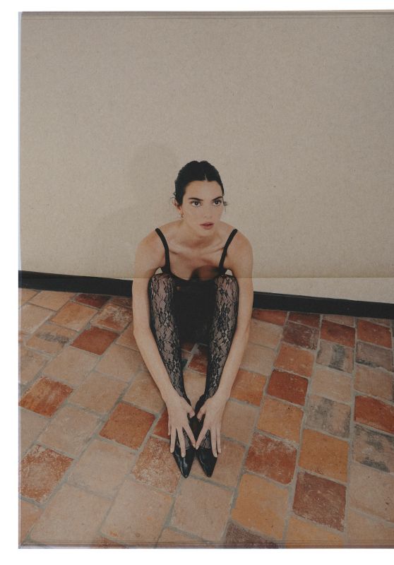 Kendall Jenner Champions Lace Hosiery for Calzedonia Shoot