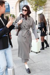 Kendall Jenner Channels 90s Chic in The Row Trench Coat in Paris