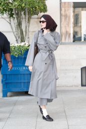 Kendall Jenner Channels 90s Chic in The Row Trench Coat in Paris