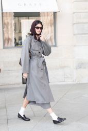 Kendall Jenner Channels 90s Chic in The Row Trench Coat in Paris