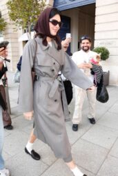 Kendall Jenner Channels 90s Chic in The Row Trench Coat in Paris
