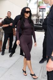 Kim Kardashian Embraces Monochromatic Skin-Tight Aesthetic for Brand Launch