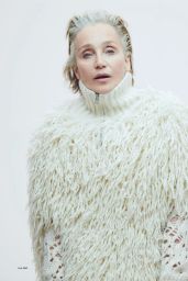 Kristin Scott Thomas Commands Power Suiting in L Officiel USA Editorial