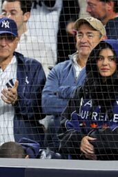Kylie Jenner Dons Marty Supreme Hoodie at Yankees ALDS Game