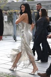 Kylie Jenner Embraces Silver Fringe Glamor at Schiaparelli Fashion Show 2025