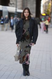 Lily Chee Opts For Velvet Florals at Louis Vuitton Show