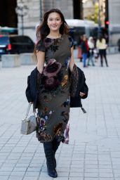 Lily Chee Opts For Velvet Florals at Louis Vuitton Show
