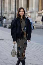 Lily Chee Opts For Velvet Florals at Louis Vuitton Show