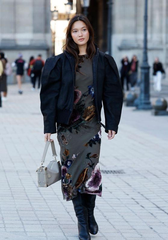 Lily Chee Opts For Velvet Florals at Louis Vuitton Show
