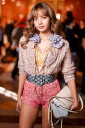 Lisa of Blackpink Channels Maximalist Prep at Louis Vuitton Paris Fashion Week 2025