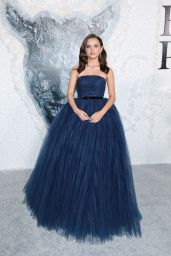Madeleine McGraw in Navy Tulle Gown at Black Phone 2 Premiere 2025