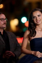 Madeleine McGraw in Navy Tulle Gown at Black Phone 2 Premiere 2025