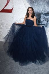 Madeleine McGraw in Navy Tulle Gown at Black Phone 2 Premiere 2025