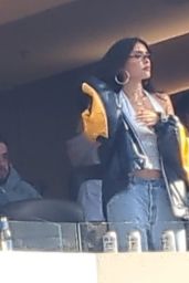 Madison Beer Embraces Sporty Chic In Bomber Jacket And Halter Top