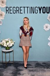 Mckenna Grace Selects Architectural White Top for Regretting You Photocall